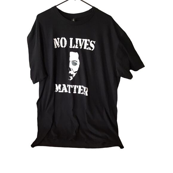 Halloween “No Lives Matter” Michael Myers’s Tee Size 2XL - Picture 1 of 4
